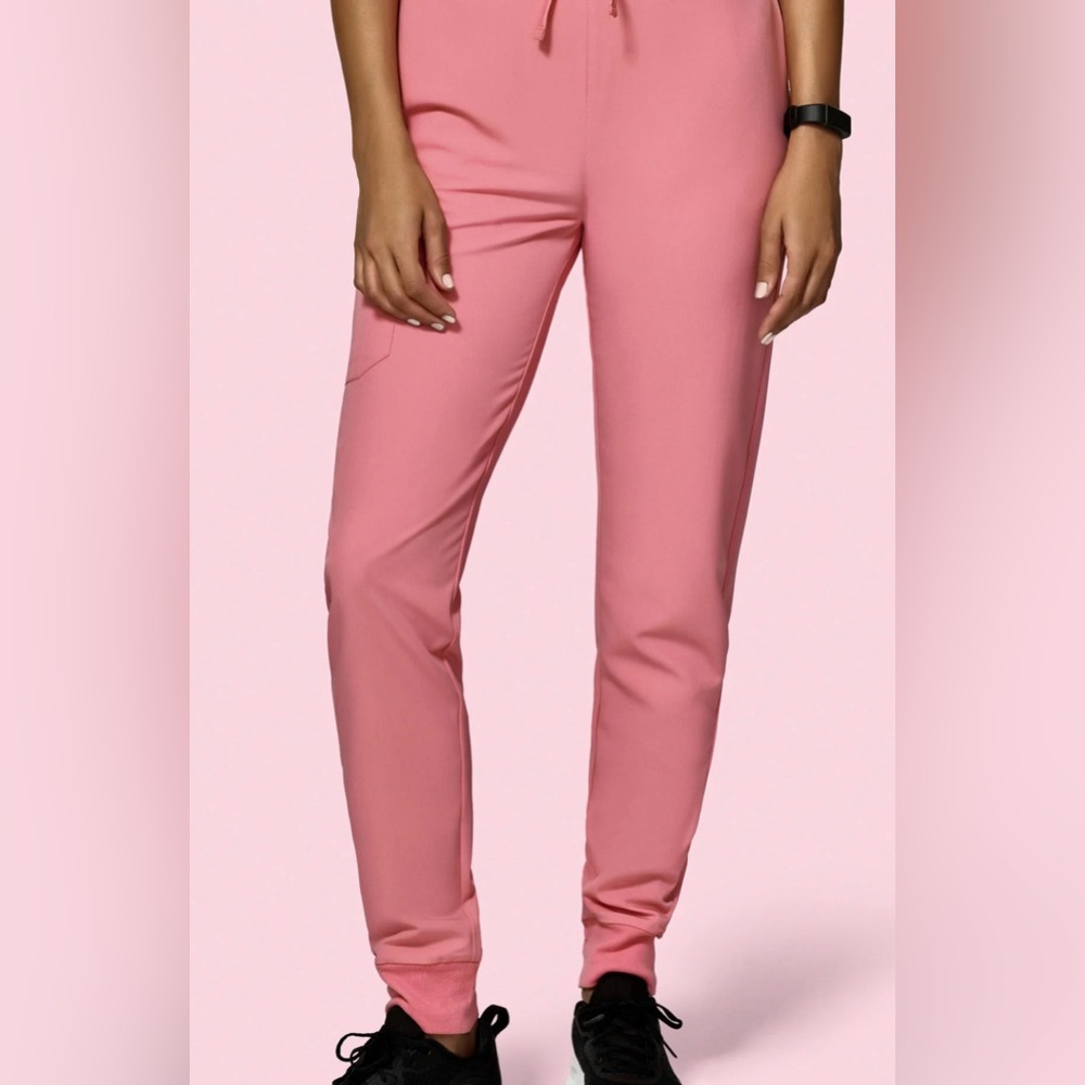 Mandala High Waisted Joggers- Peony